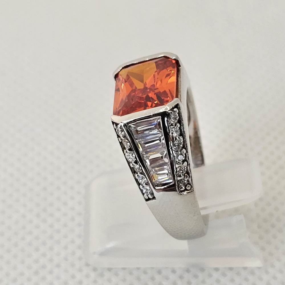 Vintage Victoria Wieck Absolute Gemstones Sterling Silver Ring Sz 8! - Picture 6 of 14